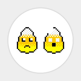 8-Bit Candy Corn Friends Magnet